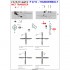 1/32 P-47D Thunderbolt Stencils & Placard Decals for Hasegawa kits