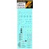 Decals for 1/32 Messerschmitt Bf 110-7 Stencils