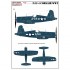 Decals for 1/32 WWII Vought F4U-4 Corsair (wet transfer)