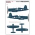 Decals for 1/32 WWII Vought F4U-4 Corsair (wet transfer)