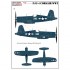 Decals for 1/32 WWII Vought F4U-4 Corsair (wet transfer)