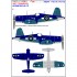 Decals for 1/32 RNZAF F4U-1A / F4U-1D