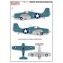 Decals for 1/32 Wildcat ACES over Guadalcanal (wet transfer)