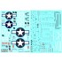 Decals for 1/32 Vought F4U-1A Corsair VF-17 "Jolly Rogers" Part. 3 (wet transfer)