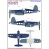 Decals for 1/32 Vought F4U-1A Corsair VF-17 "Jolly Rogers" Part. 3 (wet transfer)
