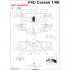 Decals for 1/48 Vought F4U-1A Corsair VF-17 "Jolly Rogers" Part. 1 (wet transfer)
