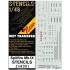 1/48 Supermarine Spitfire Mk.IX Stencils (water-slide decals)