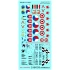 1/48 L-29 Delfin Stencils Vol.3 for Eduard/AMK kits (water-slide decals)