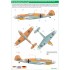 1/48 Messerschmitt Bf-109 Stencils & Markings (water-slide decals)
