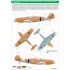 1/48 Messerschmitt Bf-109 Stencils & Markings (water-slide decals)