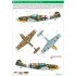 1/48 Messerschmitt Bf-109 Stencils & Markings (water-slide decals)