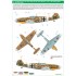 1/48 Messerschmitt Bf-109 Stencils & Markings (water-slide decals)