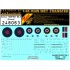 1/48 Hawker TEMPEST Mk.V Stencils Decals for Eduard kits