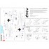 1/48 Bf109 G-6/G-14 Reichsverteidigung Stencils & Markings Decals for Eduard kits PLUS