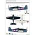 1/48 Grumman F6F-3 Hellcat Decals for Eduard kits (markings on 5 planes)