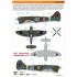 1/48 Hawker Tempest Mk.V Series 1 Markings & Stencils Decals for Eduard kits
