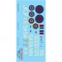 1/48 Hawker Tempest Mk.V Series 1 Markings & Stencils Decals for Eduard kits