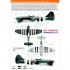 1/48 Hawker Tempest Mk.V Series 2 Markings & Stencils Decals for Eduard kits