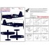 1/48 WWII Vought F4U-1D / F4U-4 Markings (Wet Transfers)