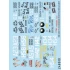 Decals for 1/48 P-47D Razorback (wet transfers)