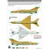 1/72 Mikoyan-Gurevich MiG-21MF Marking Decals for Eduard kits