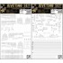 1/48 Lockheed P-38J Lightning Riveting Set for Tamiya kits