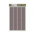 1/32 Decals for Lozenge 4 Colours Faded Transparent Fabric Texture Lower (A4 Sheet)