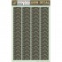 1/32 Decals for Lozenge 4 Colours Faded Base White Fabric Texture Upper (A4 Sheet)