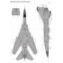 1/32 Mikoyan-Gurevich MIG-23ML Stencils Standard Decal for Trumpeter kits