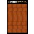 1/48 Dark Wood Grain Base White Decals (32pcs, A4 Sheet) 