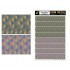 1/48 4 Colour Lozenge Decals (Transparent) w/Faded Colours &Fabric Texture (A4 Size)