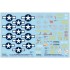 1/72 Republic P-47D Thunderbolt Razorback Over New Guinea Standard Decals
