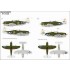 1/72 Republic P-47D Thunderbolt Razorback Over New Guinea Standard Decals