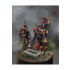 54mm Scale French Line Infantry 1870 (3 metal figures)