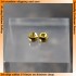Gold Dual-Pipe II (Diameter: 3.0mm, Inner Diameter: 1.5mm, Length: 2.5mm) 20pcs
