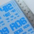 EXP Decal Number 01 Sky Blue 