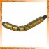 Gold Metal Pipes (Diameter: Outer - 4.0mm, Inner - 2.6mm, Length: 3.5mm) 20pcs