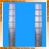 Silver Metal Pipes (Diameter: Outer - 5.0mm, Inner - 3.1mm, Length: 4.0mm) 20pcs