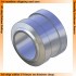 Silver Metal Pipes (Diameter: Outer - 5.0mm, Inner - 3.1mm, Length: 4.0mm) 20pcs