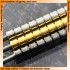 Silver Metal Pipes (Diameter: Outer - 5.0mm, Inner - 3.1mm, Length: 4.0mm) 20pcs