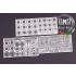 Detail-up parts for 1/24 Porsche 911 GT3R for Fujimi kit