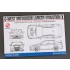 1/24 Mitsubishi C-West Lancer Evolution X Detail Set for Aoshima 04900/04901 