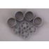 1/24 Novitec Rosso Wheels set # 2 for Ferrari F12 Berlinetta kit (4 Wheels & Air Valves)