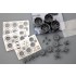 1/24 BMW Z4 GT3 Brake & Wheels System set for Fujimi kit (Resin + PE + Metal parts)