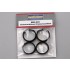 1/18 Tyres for Hotwheels Ferrari F12 Novitec Rosso Wheels