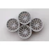 1/24 19inch ADV.1 7.0M.V2 Wheels (4 Resin Wheels + Metal Air Valves)