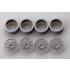 1/24 19inch ADV.1 10M.V2 Wheels (4 Resin Wheels + Metal Air Valves)