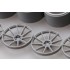 1/24 19inch ADV.1 10M.V2 Wheels (4 Resin Wheels + Metal Air Valves)