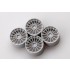 1/24 19inch ADV.1 15M.V2 Wheels (4 Resin Wheels + Metal Air Valves)