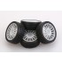 1/24 OZ WRC Wheels and Tyres set (4x Wheel + 4x Tyre + Air Valves)